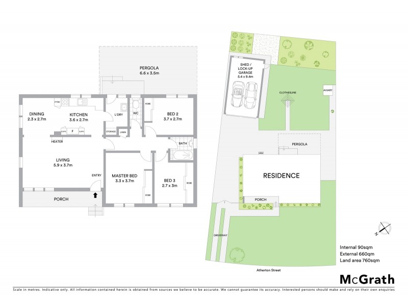 66 Atherton Street, Downer ACT 2602 Floorplan