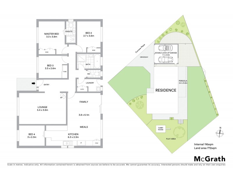 8 Curnow Place, Chisholm ACT 2905 Floorplan
