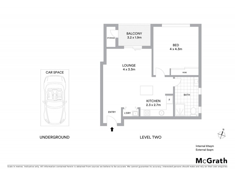 57/6 Gungahlin Place, Gungahlin ACT 2912 Floorplan