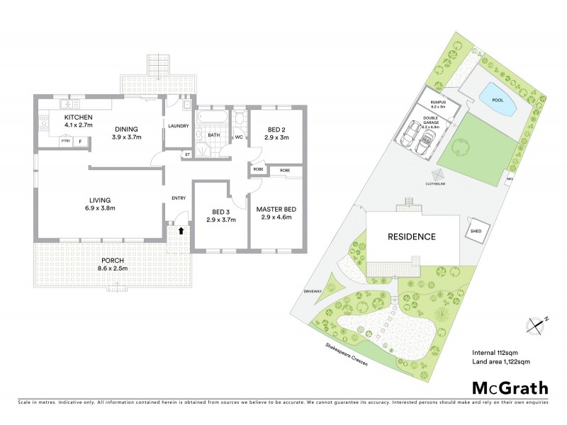 84 Shakespeare Crescent, Fraser ACT 2615 Floorplan