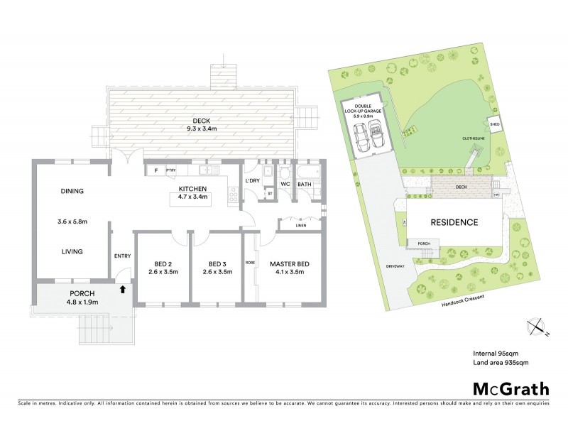 51 Handcock Crescent, Macgregor ACT 2615 Floorplan