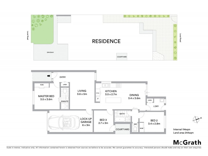 8/55 James Smith Circuit, Conder ACT 2906 Floorplan
