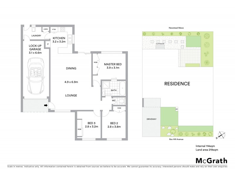 39/75 Box Hill Avenue, Conder ACT 2906 Floorplan