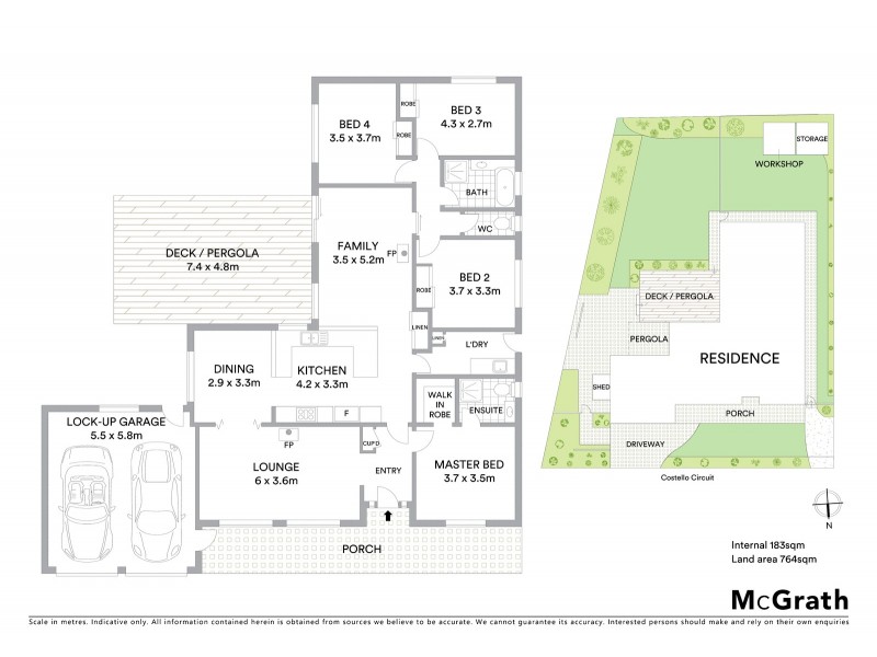 64 Costello Circuit, Calwell ACT 2905 Floorplan
