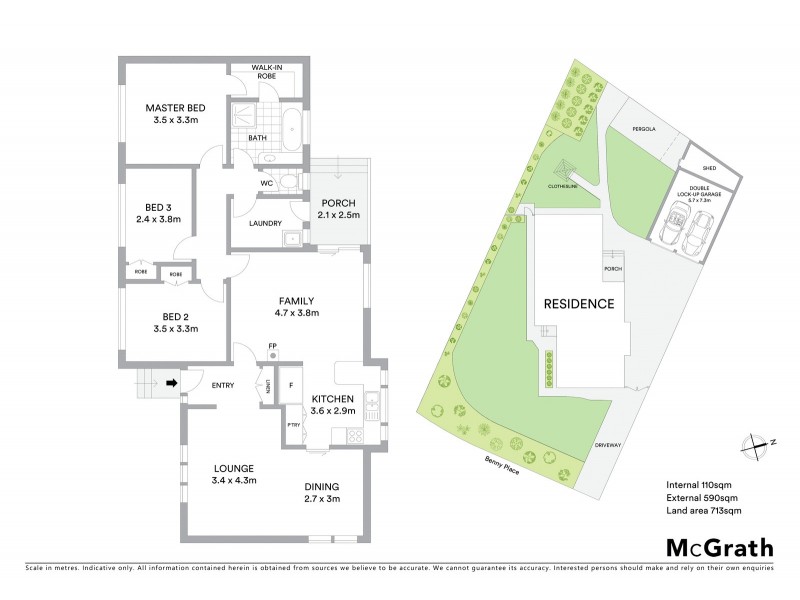 4 Benny Place, Chisholm ACT 2905 Floorplan