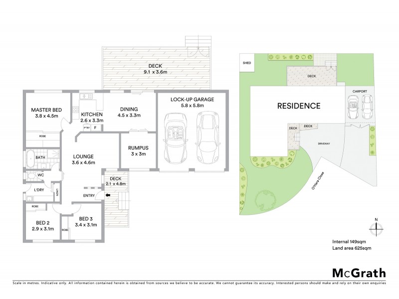 15 O’Hara Close, Gordon ACT 2906 Floorplan