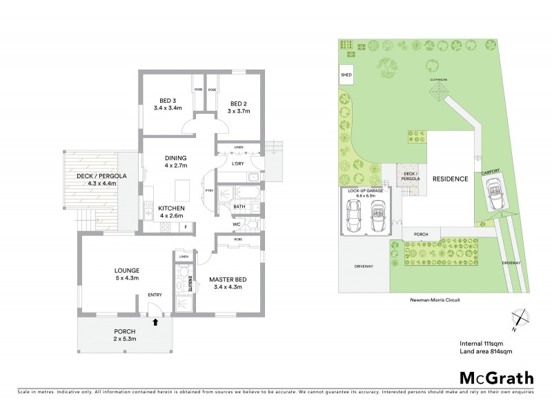 134 Newman-Morris Circuit, Oxley ACT 2903 Floorplan