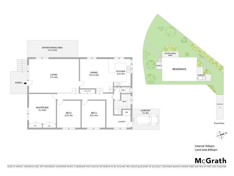 16 Prout Place, Weston ACT 2611 Floorplan