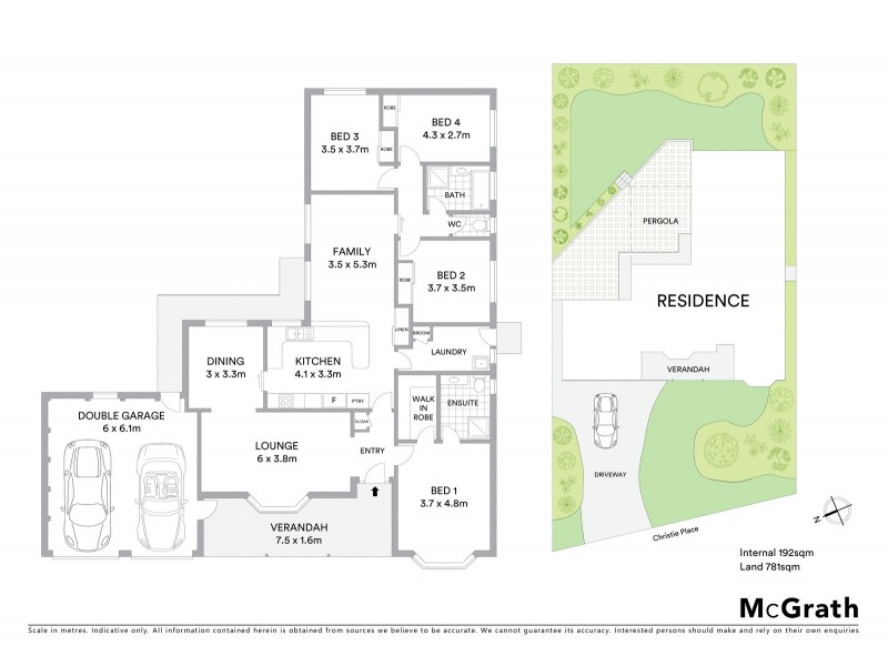 4 Christie Place, Gordon ACT 2906 Floorplan