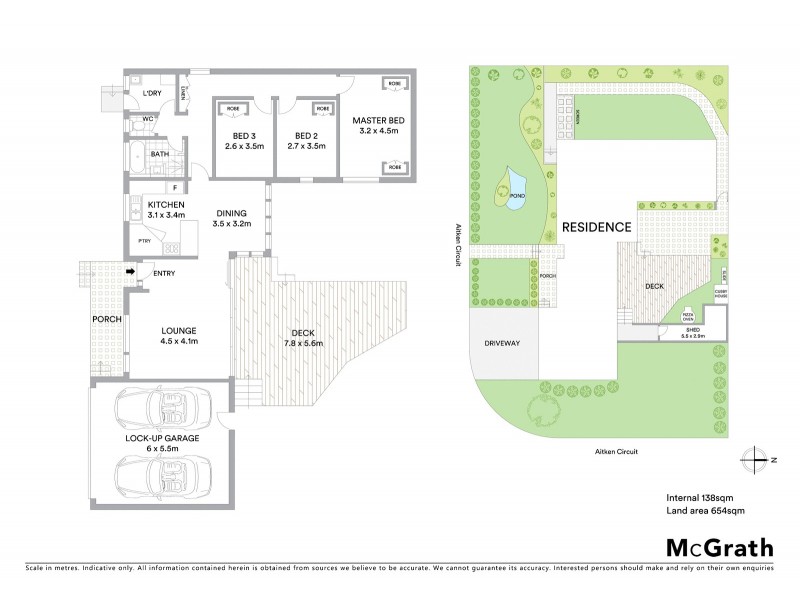 9 Aitken Circuit, Kambah ACT 2902 Floorplan