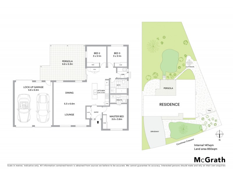 81 Couchman Crescent, Chisholm ACT 2905 Floorplan
