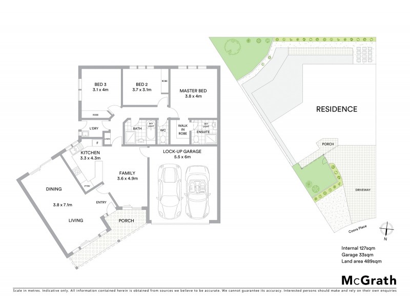 13 Coora Place, Jerrabomberra NSW 2619 Floorplan