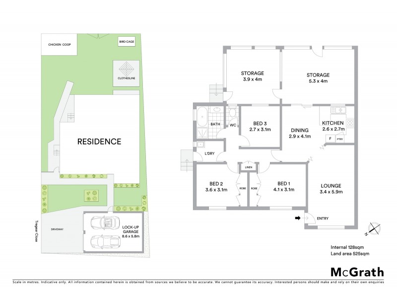 16 Tregear Close, Theodore ACT 2905 Floorplan