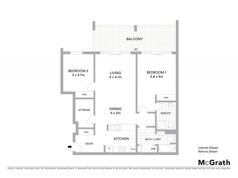 17/1 Cowlishaw Street, Greenway ACT 2900 Floorplan