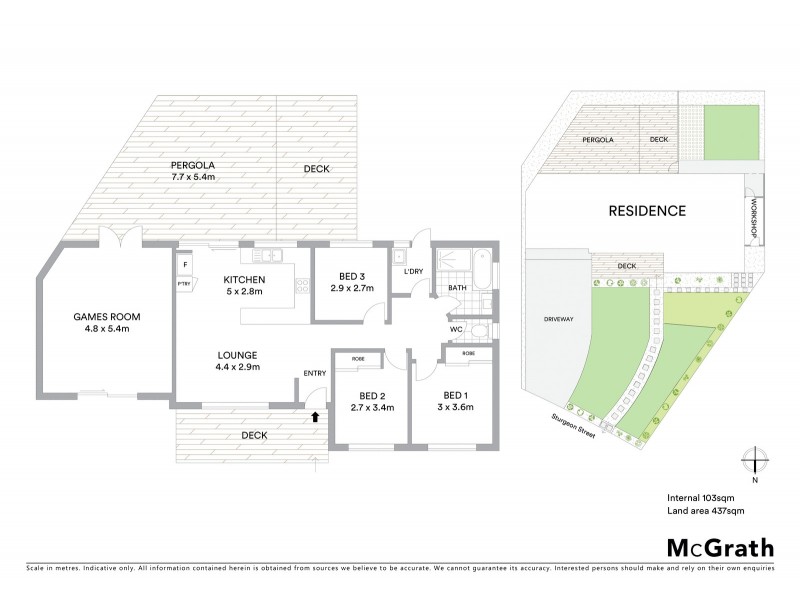 1/6 Sturgeon Street, Conder ACT 2906 Floorplan