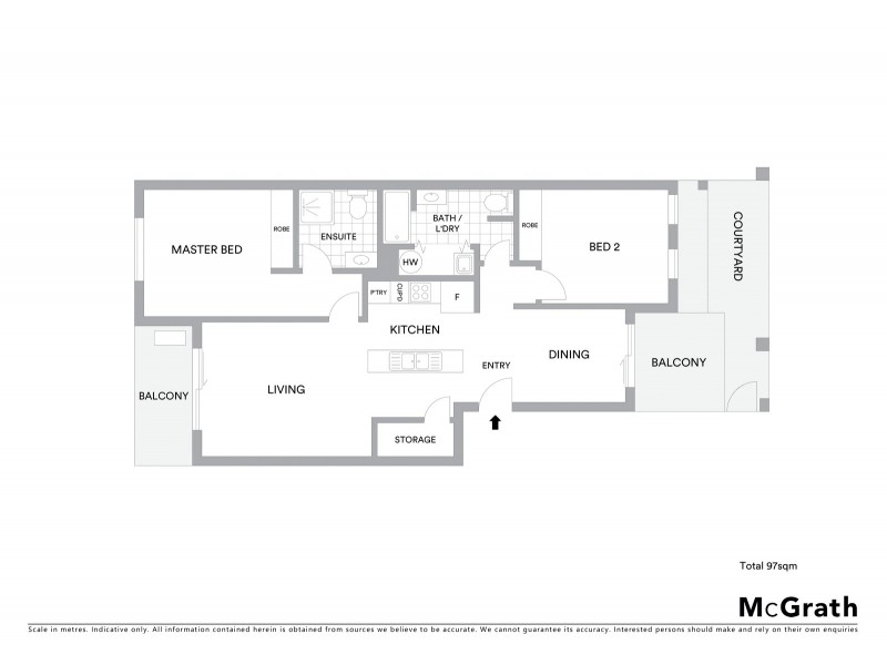 8/102 Athllon Drive, Greenway ACT 2900 Floorplan