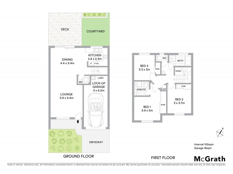 21/41 Carinya Street, Queanbeyan NSW 2620 Floorplan
