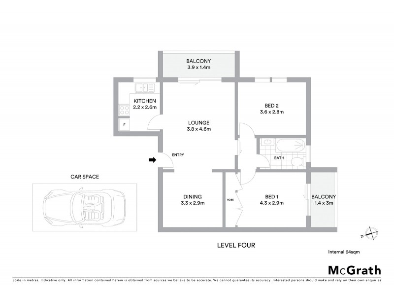 6/83 Derrima Road, Queanbeyan NSW 2620 Floorplan