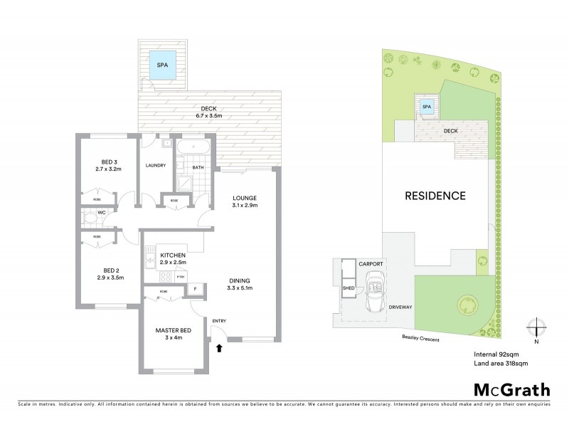 17/24 Beazley Crescent, Calwell ACT 2905 Floorplan