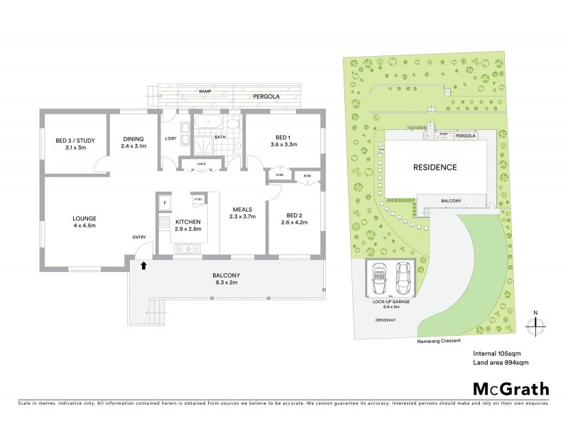 24 Nemarang Crescent, Waramanga ACT 2611 Floorplan