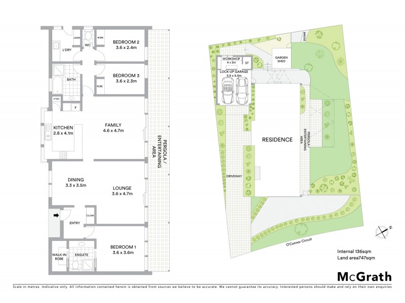 16 O’Connor Circuit, Calwell ACT 2905 Floorplan