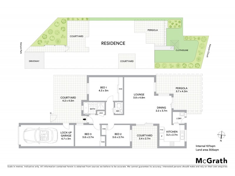4/38 Kenyon Circuit, Monash ACT 2904 Floorplan