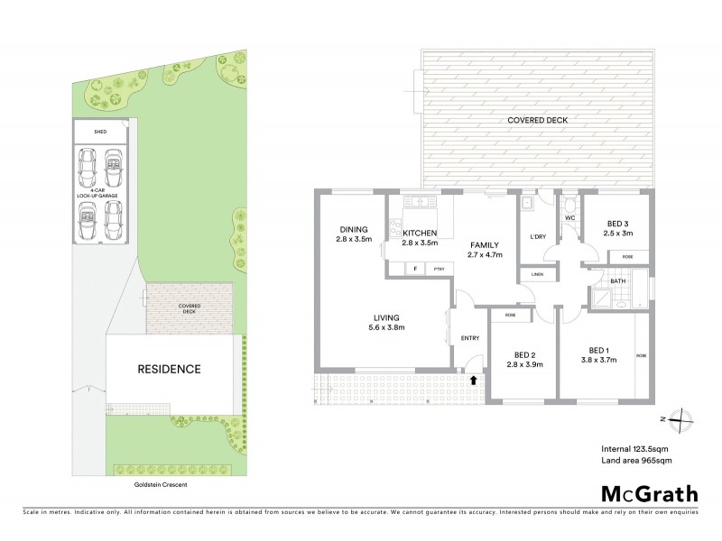 83 Goldstein Crescent, Chisholm ACT 2905 Floorplan