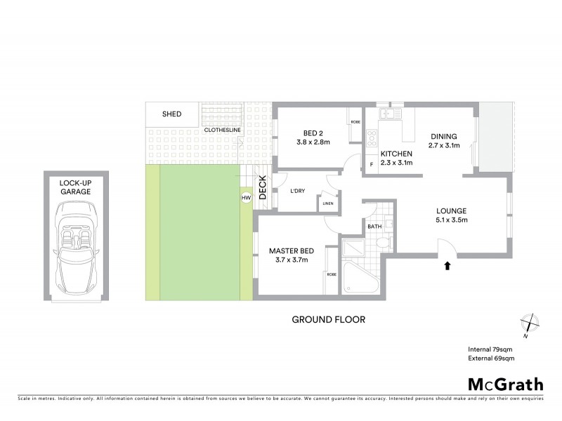 12/44-46 Carrington Street, Queanbeyan NSW 2620 Floorplan