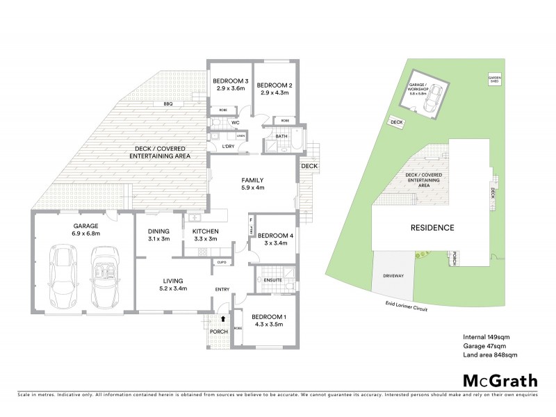 23 Enid Lorimer Circuit, Chisholm ACT 2905 Floorplan