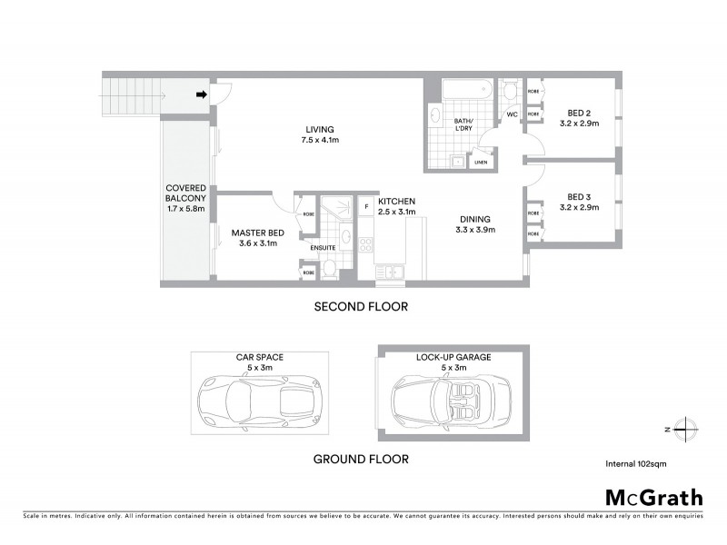 64/12 Albermarle Place, Phillip ACT 2606 Floorplan