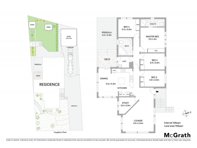 6 Fitzgibbon Place, Karabar NSW 2620 Floorplan