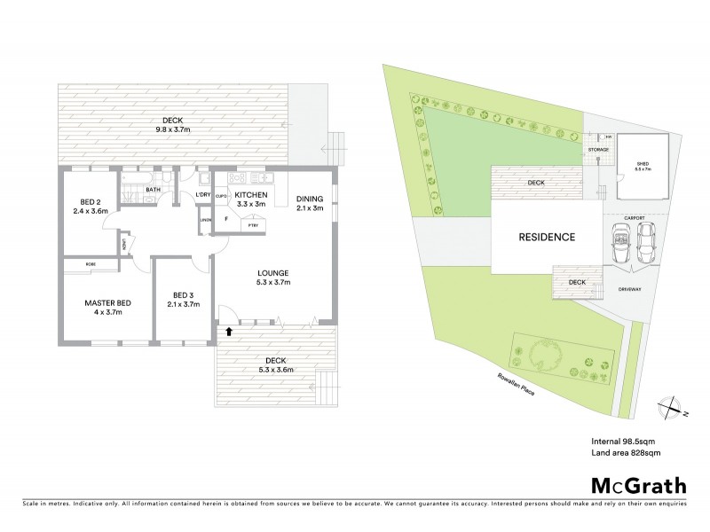 6 Rowallan Place, Duffy ACT 2611 Floorplan