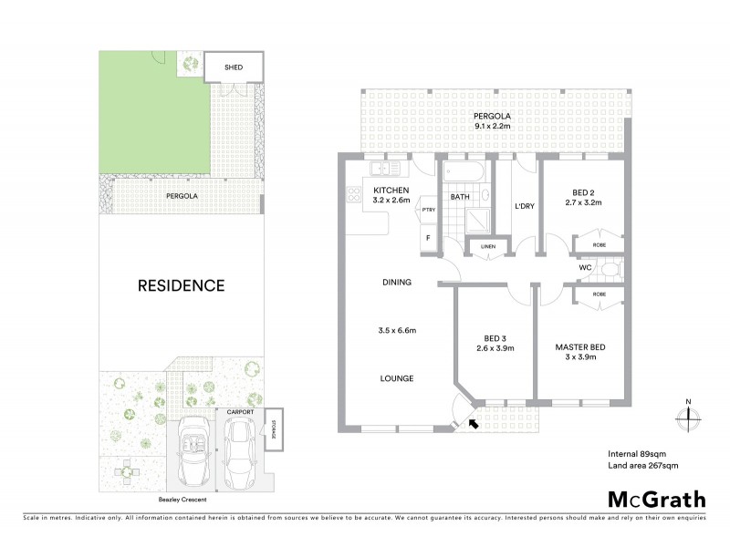 10/24 Beazley Crescent, Calwell ACT 2905 Floorplan