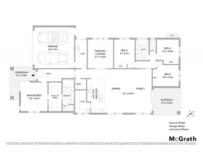 6 Tyrrell Street, Googong NSW 2620 Floorplan