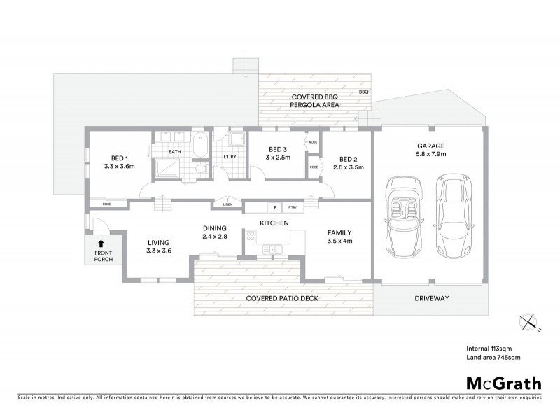 12 McKinley Circuit, Calwell ACT 2905 Floorplan