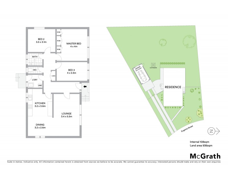 5 Eugenia Street, Rivett ACT 2611 Floorplan