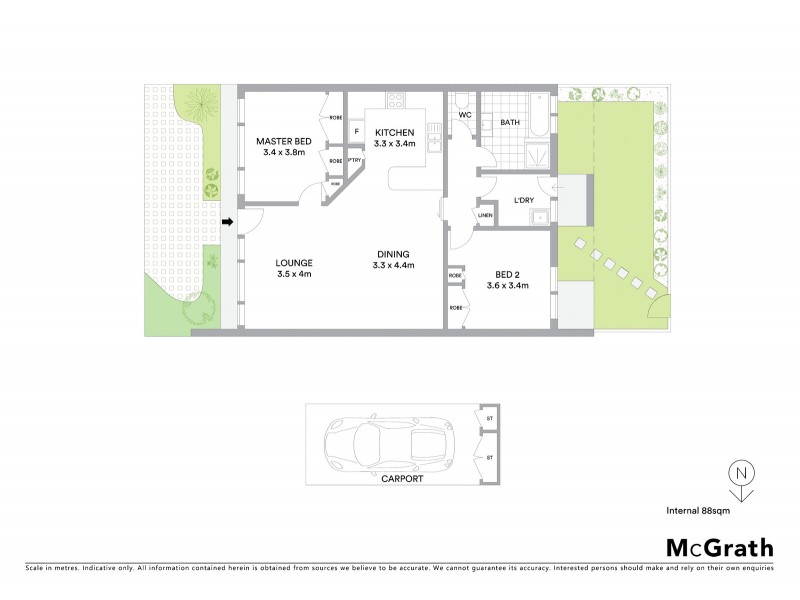 15/25 Pinkerton Circuit, Kambah ACT 2902 Floorplan