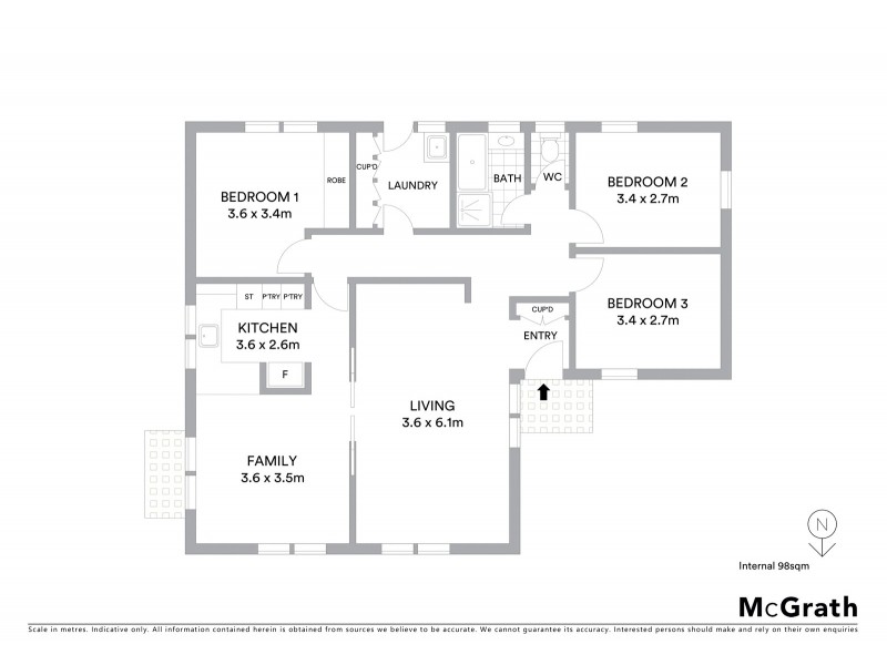 13 Singleton Crescent, Oxley ACT 2903 Floorplan