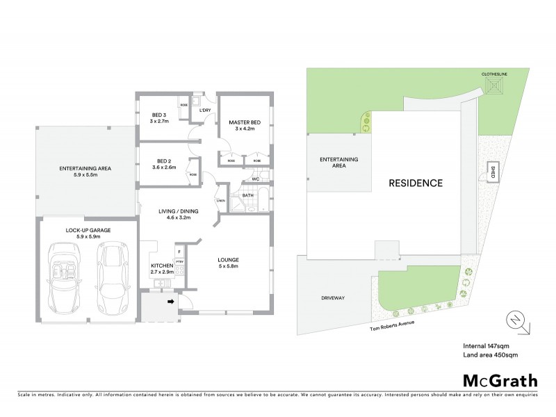 147 Tom Roberts Avenue, Banks ACT 2906 Floorplan