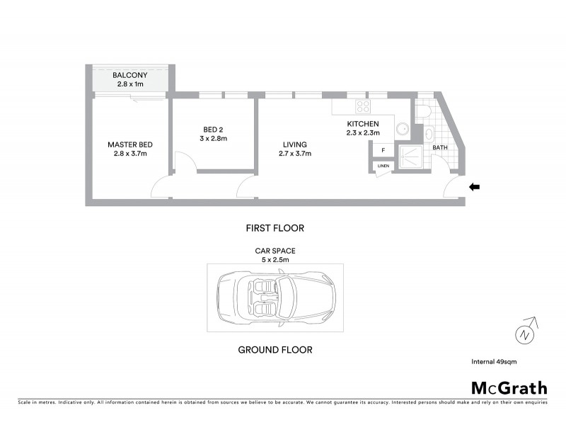 12A/60 Wattle Street, Lyneham ACT 2602 Floorplan