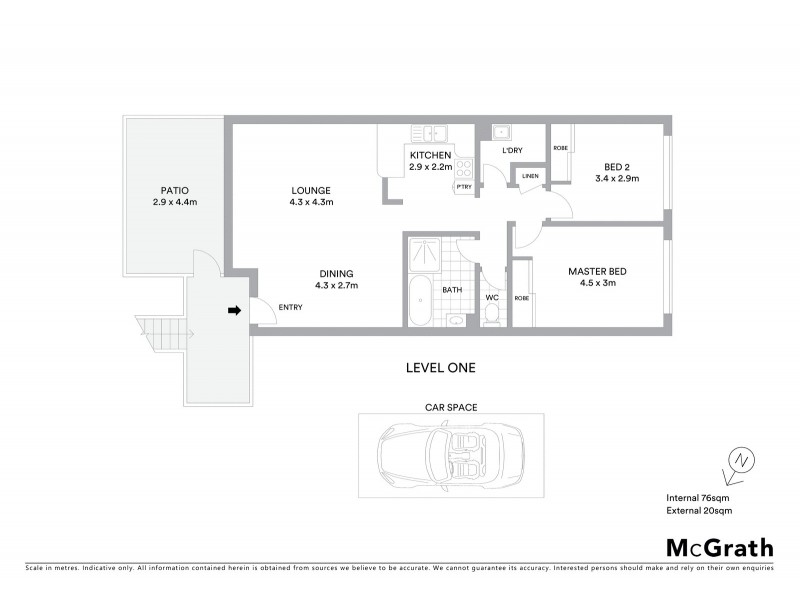 16/94 Collett Street, Queanbeyan NSW 2620 Floorplan