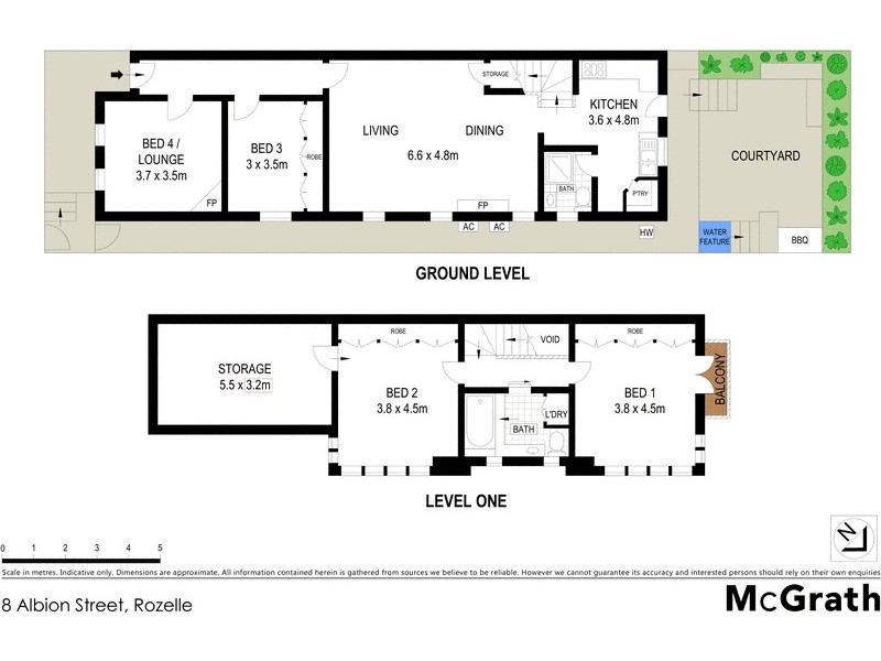 8 Albion Street, Rozelle NSW 2039 Floorplan