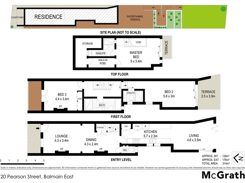 20 Pearson Street, Balmain East NSW 2041 Floorplan