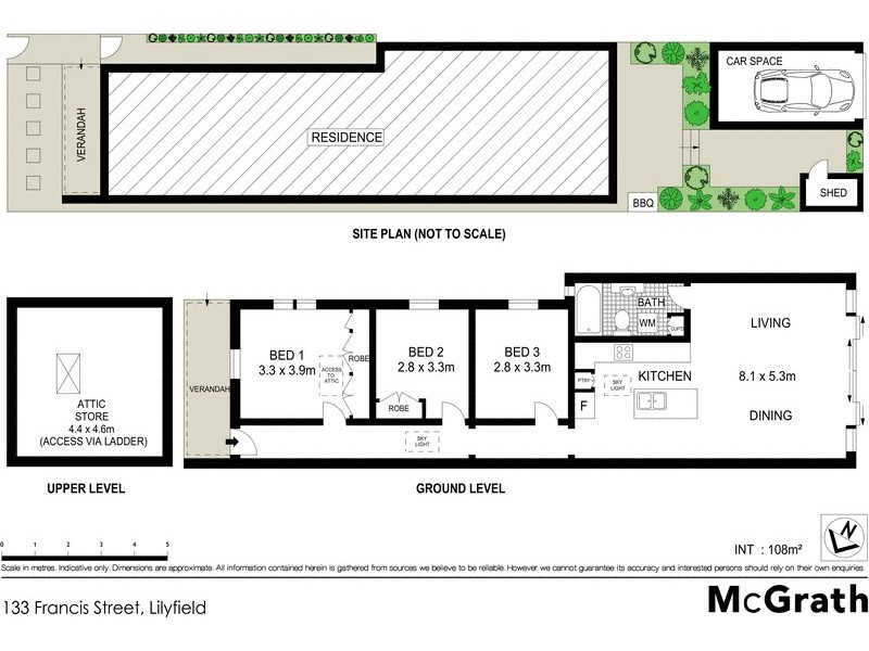 133 Francis Street, Lilyfield NSW 2040 Floorplan