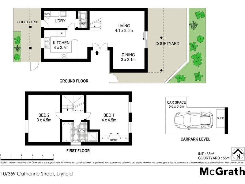 10/359 Catherine Street, Lilyfield NSW 2040 Floorplan