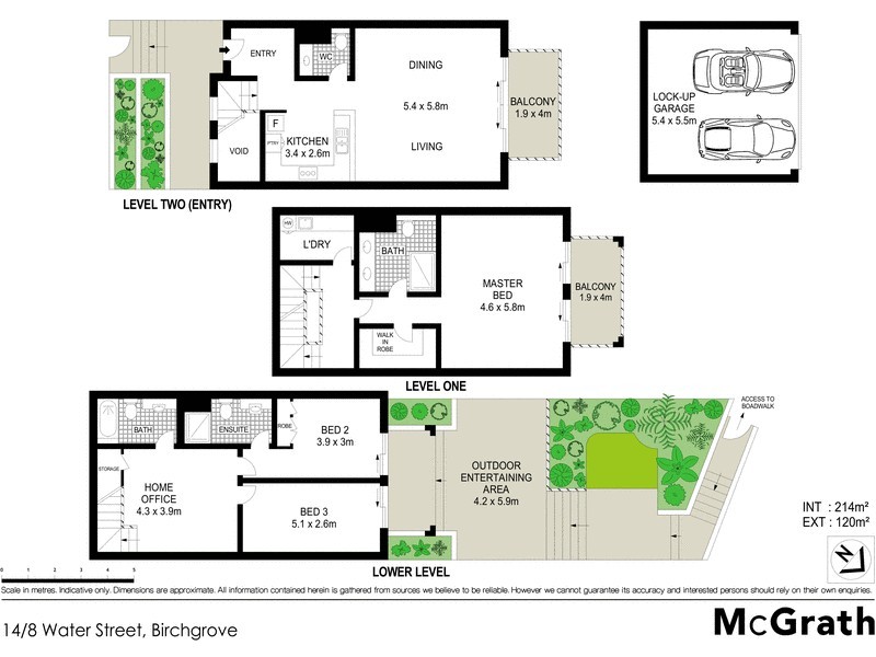 14/8 Water Street, Birchgrove NSW 2041 Floorplan