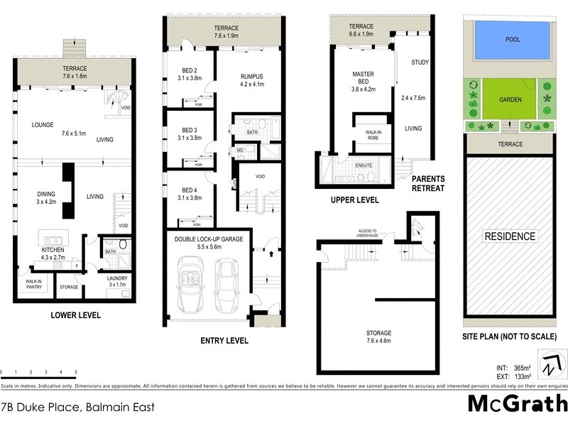 7B Duke Place, Balmain East NSW 2041 Floorplan