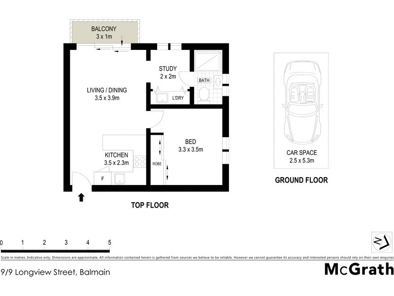 9/9 Longview Street, Balmain NSW 2041 Floorplan