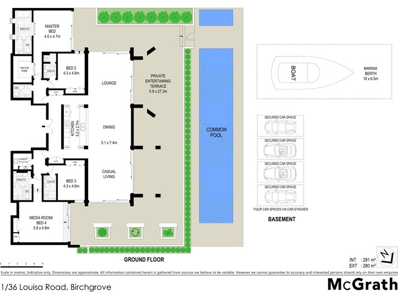 1/36 Louisa Road, Birchgrove NSW 2041 Floorplan