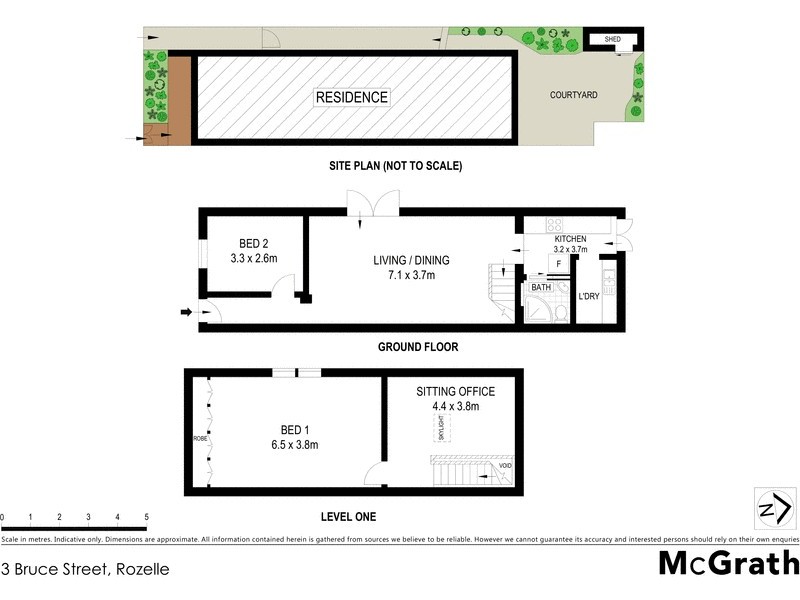 3 Bruce Street, Rozelle NSW 2039 Floorplan